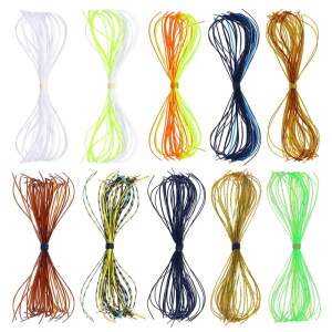Silicone Jig váy câu cá váy Bả mồi câu cá bả váy 10 Bó câu cá váy cho lures váy thay thế thiết lập