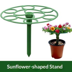 YZLong Sunflower Design Plastic Plant Support Stake for Climbing Flowers and Garden Plants
