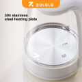 ZOLELE ZH101 2L Electric Kettle Fast Heating with High-Strength Glass and Blue Light Electric Heater Water Kettle. 
