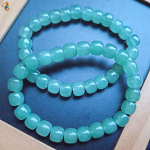 Collection Grade Green Aventurine Bracelet (Abacus Rondelle / Barrel)