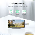 UGREEN Type C to USB 3.0 Adapter USB C OTG Converter Thunderbolt 3 for Chromebook Macbook Huawei P9 /P10/P20/Mate 9/Mate 10 Samsung S22 Samsung S8 Xiaomi 4C Nexus 5X 6P LG G5. 