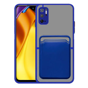 DEAMOR Case HP Slip CARD WALLET Xiaomi Redmi 10 Note 10 5G Poco M3 Pro Casing Armor Frosted Colored Dove Clear