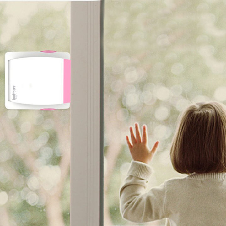 ERSIZE Multfunction Sliding Glass No Drilling Lock Baby Safety