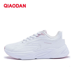 Qiaodan รองเท้าวิ่งของผู้หญิงพื้นนุ่มสวมใส่สบายXM46230212รองเท้ากีฬา