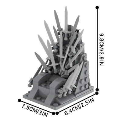 A Song Of Ice And Fire Iron Throne MOC Building Blocks Game Of Thrones MOC Bricks Action Figures For Lego