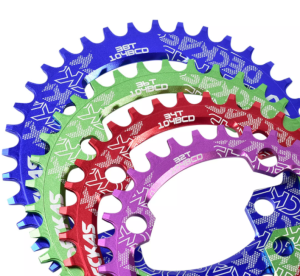 Deckas 104BCD Oval Narrow Wide Chainring MTB Mountain Bicycle 32T 34T 36T 38T Crown Crankset Single Tooth Plate Parts 104 BCD