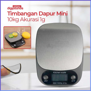 PENGIRIMAN CEPAT Taffware Digipounds Timbangan Dapur Mini Digital 10kg Akurasi 1g - Z3S / timbangan kopi digital barista timer usb mini charge v60 / timbangan bumbu dapur digital buah charger gula pasir