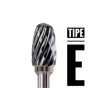 BOR TUNER ECERAN AS 3MM KARBIDA BOR CUN PENDEK PANJANG MATA BOR KOREK TUN DIAMOND ROTARY BURRS TUNGSTEN CARBIDE S / L TCT