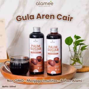 ALAMEE Gula Aren Organik Cair 250ml Syrup Palm Sugar Organic Liquid Pure Murni Barista Brown Sirup