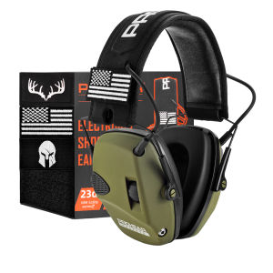 ZOHAN Ear Protection Electronic Hearing Protection Sparta Active Protector for Shooting Earmuffs NRR 23dB Noise Reduction