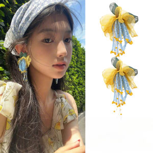 ต่างหูดอกไม้ต่างหูสำหรับผู้หญิง S925ใหม่หรูหราเบาต่างหูเม็ดกลม2024ต่างหูฤดูร้อน