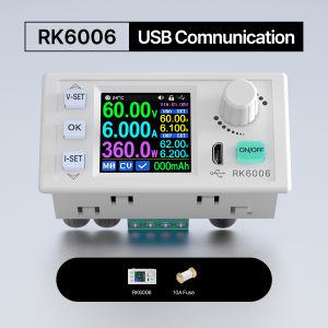 60V 6A RD 4 Digit Control Communication Power Supply RK6006 RK6006-BT Adjustable DC to DC Step Down Voltage Bench Buck Converter