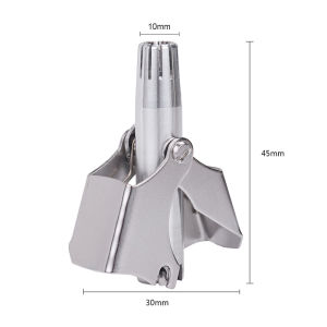 Nose Hair Trimmer Portable Male Nose Hair Cutter Safety 12-Edged Sharp Blade Ear Hair Trimmer Open Cutter Head