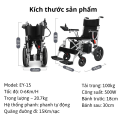 Xe Lăn Điện Xe Đẩy Cho Người Già Người Bệnh Người Khuyết Tật, Xe Lăn Điện U-Lite Gấp Gọn Mẫu Sang Trọng. 