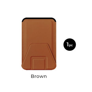 ORBIT Kickstand Leather Magnetic Wallet and Stand Ultra-thin and Compatible with MagSafe i-Phone 13 12 & All Android phones