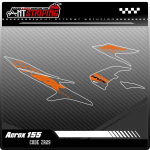 Stiping Transparan Aerox 155 polet bening stiker Aerox nvx 155 kode ZR29