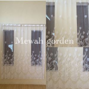 Vitrase Gorden polos Vitrase plisket gorden siang