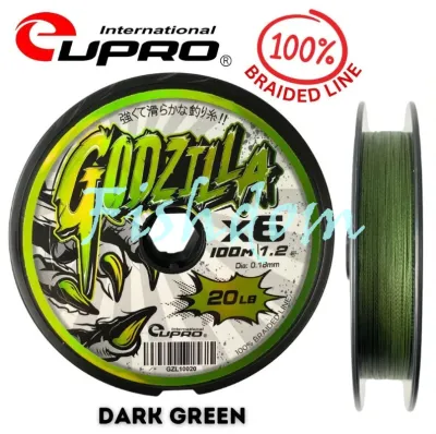 2024 EUPRO GODZILLA 6X BRAIDED FISHING LINE TALI PANCING 6 SULAM
