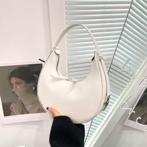 BJ21080 - WHITE/BLACK TAS SLEMPANG HANDBAG TAS WANITA FASHION IMPORT MODIS ELEGAN TERMURAH TERLARIS TERBARU BAGSTORE JAKARTA TAS BATAM JTF1080