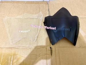 VISOR SATRIA FU LAMA OLD 2011 2012 FU BARONG WINDSHIELD BENING RYBEN SMOKE KACA ANGIN DEPAN WINSIL TULISAN SUZUKI