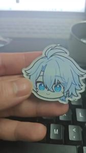 1Pcs Shake Game  Key Chain Ring Cute Khaslana Phainon NeiKos496 Keyring Accessories Pendant Valentines Day Gift