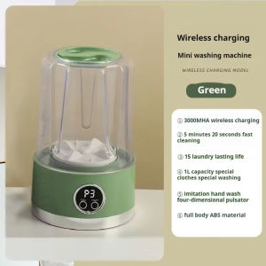 Mini Washing Machine Portable Wireless 1000ML Automatic Portable Washing Machine for Underwear and Socks 2 Modes Choose