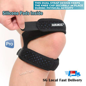 Dual Patella Knee Straps ◇ Knee Brace with Silicone Gel Patella Stabilizer for Knee Pain Relief Joint Protection Knee Guard for Women and Men