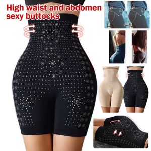 2Pcs Girdle Shapewear Corset Slimming Pant Hip Up Girdle High Waist Safety Pant Butt LIfter Pant Belly Holding Knicker Female Buttock Lifting Shaping Pants Skinny Slimming Stomach Fat Burning