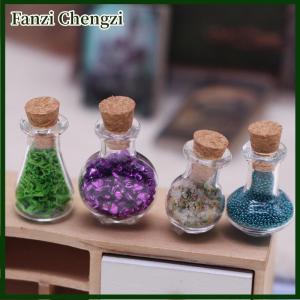Fanzi 1Set 1:12 Dollhouse Miniature Simulation Magic Potion Ore Bottle Furniture Home Model Decor Toy Doll House Accessories
