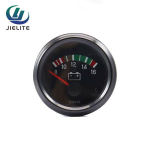 12V/24V VDO โวลต์มิเตอร์ชุดเครื่องกำเนิดไฟฟ้าดีเซลอุปกรณ์เสริมมิเตอร์วัดกระแสไฟ8-16V 16-32V