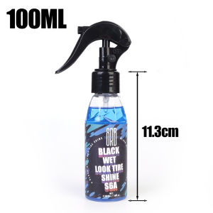 Car Tire Shine Renovation Agent Rubber Tire Dressing Glossy Waterproof Silicone Oil Spray Protective Wax 100ML