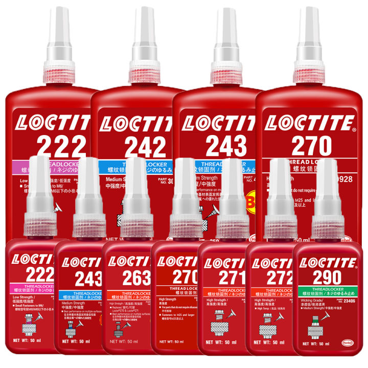 Loctite 243 222 242 262 263 270 271 272 277 290 Thread locking agent for motorcycle expansion