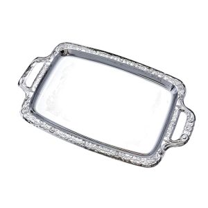 WININ Thép không gỉ Khay phục vụ bằng loại loại Phong cách cổ điển Khay đựng thức ăn Bền bỉ Kích thước lớn Khay trưng bày Sử dụng trong nhà bếp