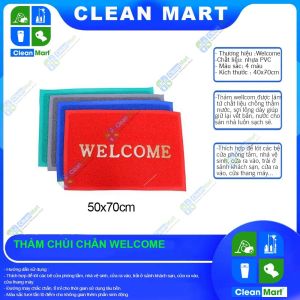 Tấm Thảm Wellcome 50x70 cm - CLEAN MART