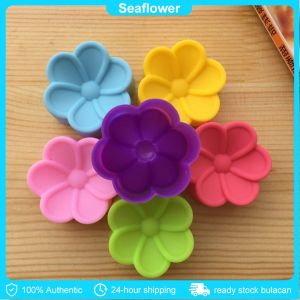 【12 hours delivery】6pcs 5cm Flower Petal Silicone Mold Form To Bake Fondant Mold Silicone Mould heart baking pan