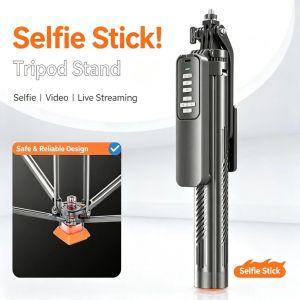 Drop Open 4-Axis Gimbal Selfie Stick Tripod Aluminum Alloy Stand Bluetooth Remote for Live Vlog Shooting