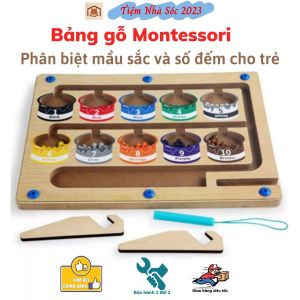 Đồ Chơi Trẻ Em Bảng Gỗ Montessori Phân Biệt Mầu Sắc Số Đếm Cho Trẻ Từ 3 Tuổi Thời Điểm Trí Não Của Trẻ Bắt Đầu Phát Triền - Tiệm Nhà Sóc 2023