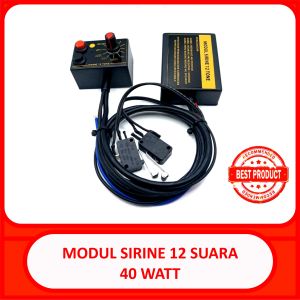 modul sirine patwal 12 suara dualtone 40 watt