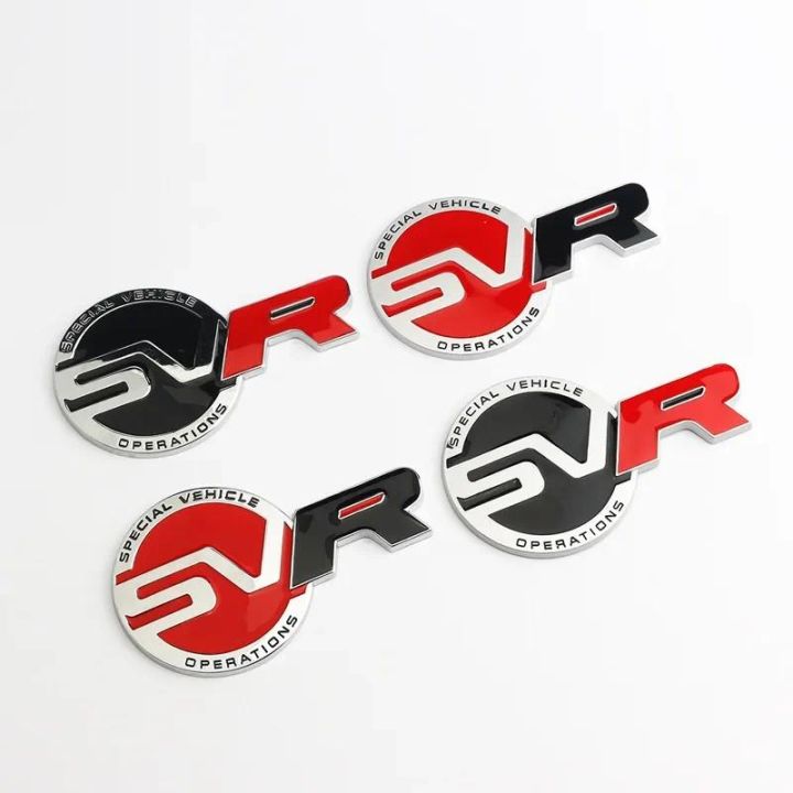 3D Metal SVR Logo Special Vehicle badge Rear Trunk Emblem Sticker for ...