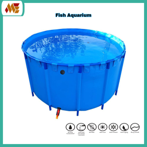 Foldable Fish Tank Aquarium Pond PVC Canvas aquaculture Thicken Round 0.9mm liner