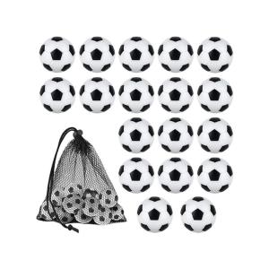 18Pcs Official Tabletop Game Balls 32mm Table Soccer Foosballs Replacement Balls Small Table Footballs Balls Accessory