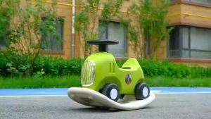 Ngựa Gỗ Lớn Trẻ Em Ngựa Bập Bênh Mới Cộng Với Xe Bập Bênh Hai Mục Đích Âm Nhạc 1 Đến 3 Ngựa Bập Bênh Hai Trong Một