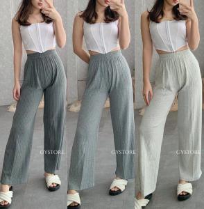 Gystore • Long Kulot Knit Kira | Celana Knit Premium