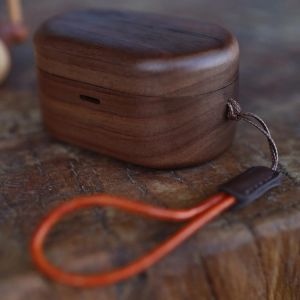 Walnut Wood Case for N5 Wireless Earbuds – Original Trendy and Sleek Luxury Design