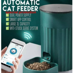 💖READY STOCK💖3L Wifi Remote APP Controll Smart Automatic Pets Feeder For Pets Cat Dog With Android And IOS App Control