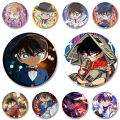 32/44/58mm Maorilan Haibara Ai Conan Hattori Heiji Badge Cartoon Anime Cute Brooch Pins for Clothes Backpack Hat Jewelry Accessories. 