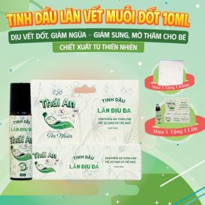 Tinh Dầu Lăn Dịu Da Làm Dịu Vết Muỗi Đốt Côn Trùng Mờ Thâm (Chai 10ml)