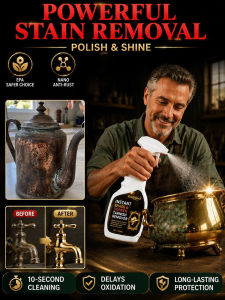 ✨ Brass Polish &amp Restorer – Removes Tarnish Rust &amp Corrosion Restores Shine to Brass Copper &amp Bronze Gentle Formula Easy to Apply Brings Back That Like-New Look 🏺