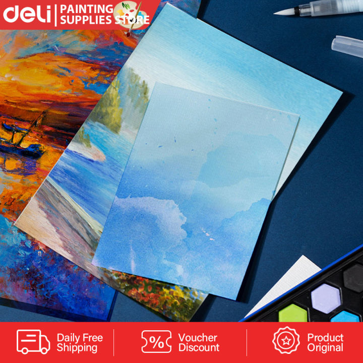 Deli Watercolor Paper 16 Sheets/Bag A4/A5/A6 Watercolor Sketchbook 300 ...