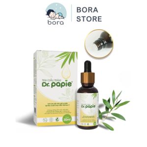 Tinh dầu tràm DrPapie 30ml phòng cảm cúm cảm lạnh giữ ấm cơ thể cho bé sơ sinh